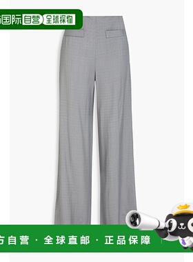 香港直邮Sandro 女士 de poudre 粒纹阔腿裤 SFPPA01362GRISCLAIR