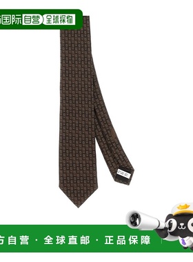香港直邮Salvatore Ferragamo 徽标图案领带 351184菲拉格慕