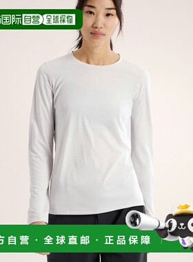 自营1h可退 欧洲直邮ARC TERYX/始祖鸟 TAEMA CREW女士白色聚酯纤