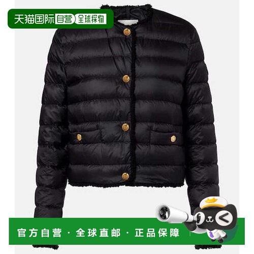 1h可退 香港直邮Moncler 盟可睐 女士 Fleurs 绗缝羽绒夹克