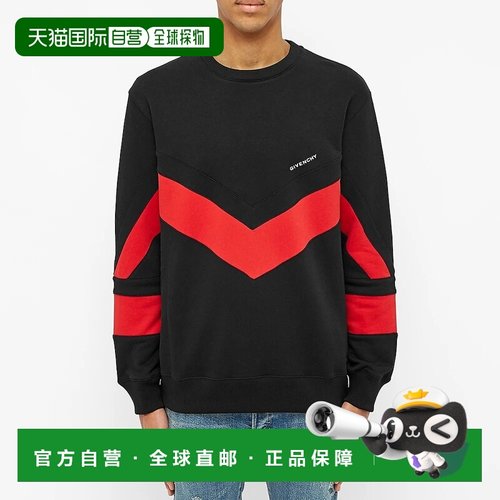 香港直邮Givenchy logo条纹卫衣 BMJ05330AF纪梵希