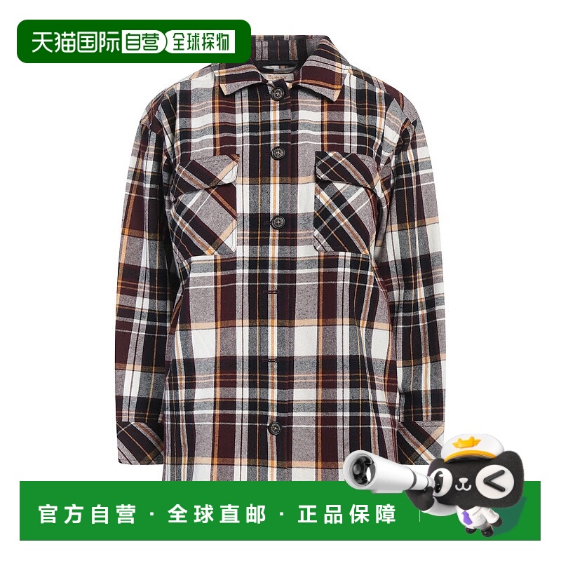 1h可退 香港直邮barbour 巴伯尔 女士 格纹衬衫 red红色 舒适时尚