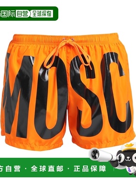 香港直邮Moschino 莫斯奇诺 男士 泳裤 orange橙色 舒适时尚