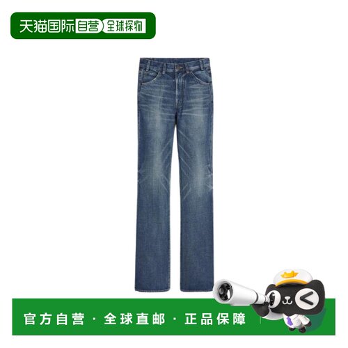 香港直邮CELINE 女士休闲裤 2N269365M07DUDARKUNIONWASH AW2023