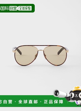 欧洲直邮PRADA (2025) 带有标志性金属牌匾的 Prada 太阳镜普拉达