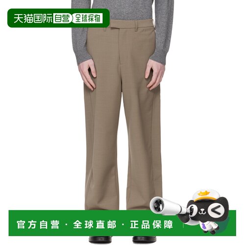1h可退 香港直邮Entire Studios 男士 驼色 Lounge Curve 长裤 ES