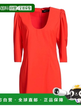 香港直邮Dsquared2 二次方 女士 短款连衣裙 red红色 舒适时尚