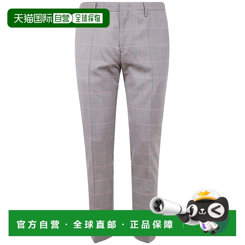 1h可退 香港直邮Paul Smith 保罗 史密斯 男士 格紋長褲 M1R150MT