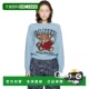 香港直邮GANNI 毛衣 甘尼 蓝色 1h可退 Wool 女士 Graphic A10700