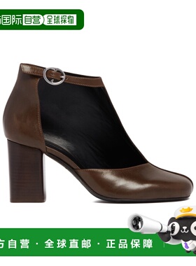 1h可退 香港直邮Lemaire 女士 镂空踝靴 FO0171LL0078 brown棕色