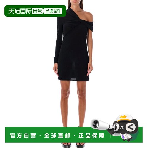 香港直邮Saint Laurent 圣罗兰 女士 结饰迷你连衣裙 753164Y7F93