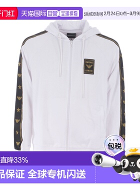 1h可退 香港直邮Emporio Armani 印花徽标运动外套 6G1MG61J07Z