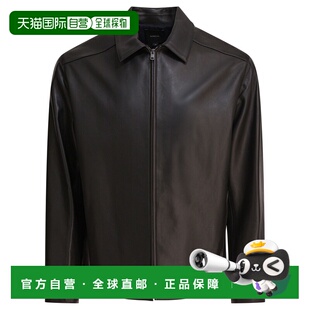 夹克 男士 M03894016A001BLKBLACK皮夹克 香港直邮VINCE 1h可退