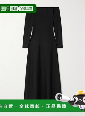 香港直邮Gabriela Hearst 女士 Aine 露肩丝质针织布长款连衣裙 2