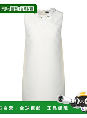 香港直邮Versace 串珠细节连衣裙 10150061A10598