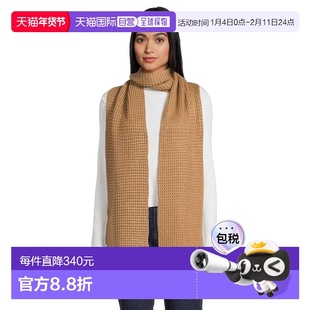 1h可退 香港直邮Ugg 男士 Waffle 围巾 brown棕色 舒适时尚