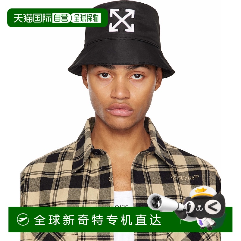 1h可退 香港直邮OFF-WHITE C O VIRGIL ABLOH 男士 黑色 Arrow 渔