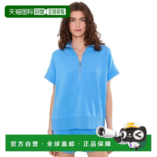 美国直邮VARLEY 女士 Ritchie 短袖运动衫 blue蓝色 舒适时尚