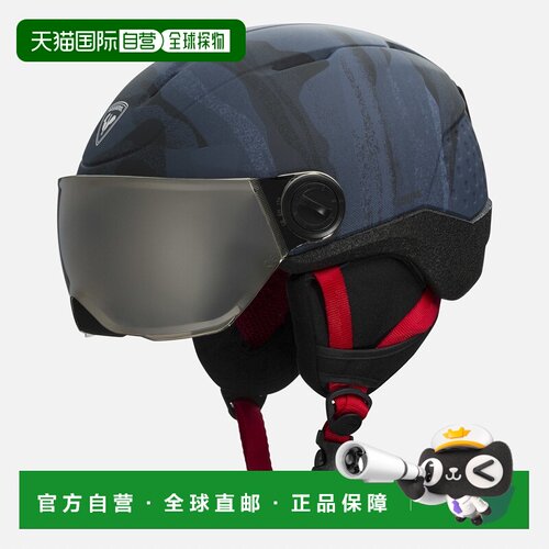 自营欧洲直邮ROSSIGNOL Whoopee Visor Impacts儿童带镜滑雪头盔