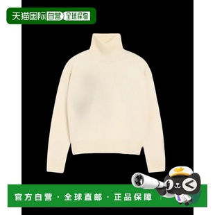 1h可退 香港直邮Ami Paris 男士 AMI - Pull blanc col cheminee