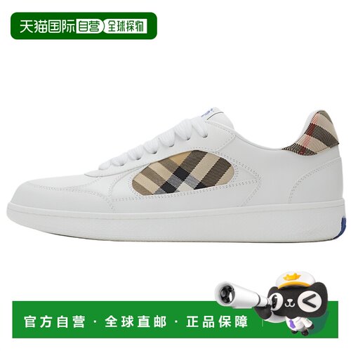 香港直邮BURBERRY 男士运动鞋 81086491 CO 白色 【付后1h可退】