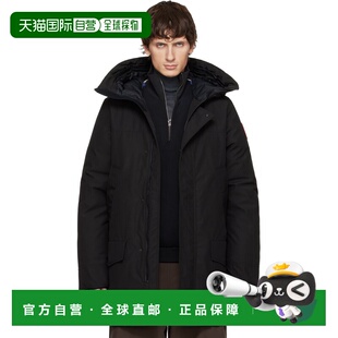 1h可退 香港直邮Canada Goose 加拿大鹅 男士 黑色 Langford 羽绒