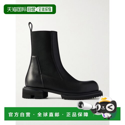 rick owens 瑞克 欧文斯 女士 Beatle Gabe 皮质短靴 RP0女靴