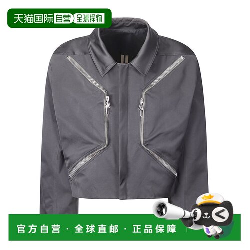 1h可退 欧洲直邮RICK OWENS 女士夹克 RP01F6705THD09 SS2026 黑