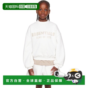 Crewneck 1h可退 儿童套头 Fleece 白色 香港直邮Essentials 女童