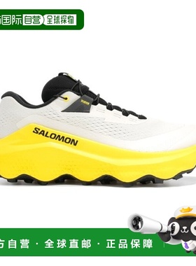 自营欧洲直邮SALOMON ULTRA男士奶白色/黄色Matryx萨洛蒙缓震跑鞋