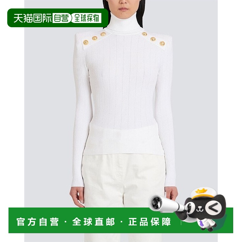 香港直邮Balmain 高领针织毛衣 YF1KH000KB00