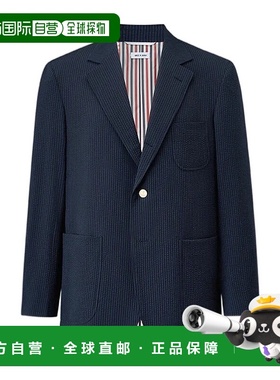香港直邮Thom Browne 羊毛条纹西装外套 MJR094A06455