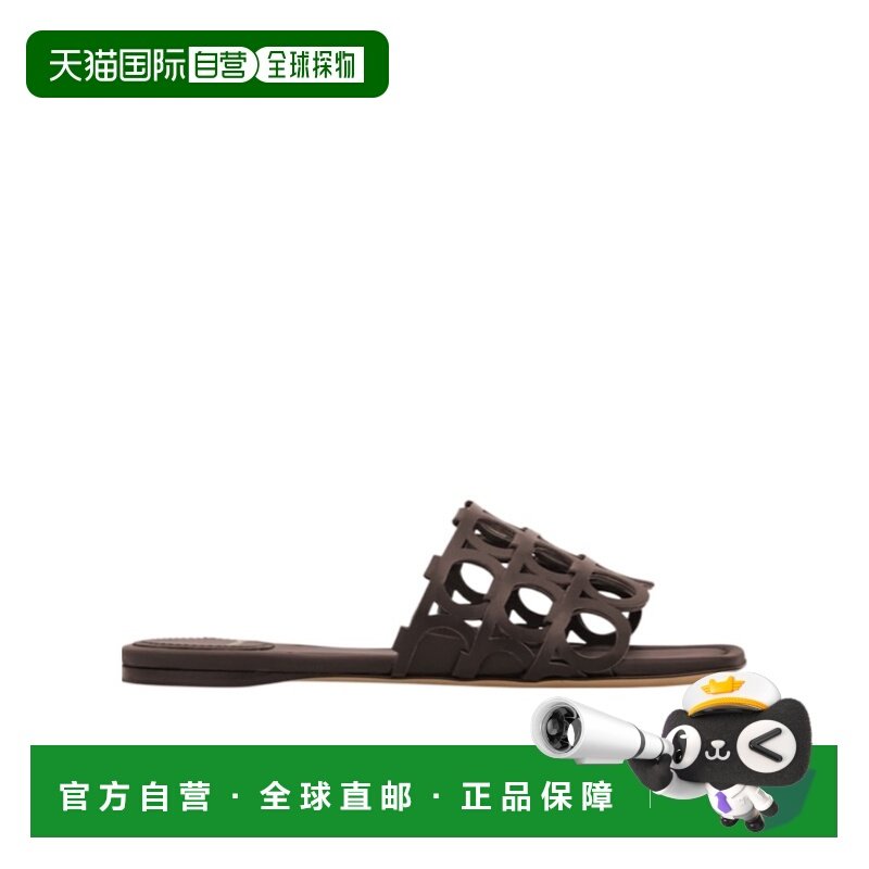 1h可退 香港直邮FERRAGAMO/菲拉格慕 女士 方头平底拖鞋 25SS,女鞋,时装凉鞋,淘宝优惠券,粉丝福利购,淘宝优惠卷