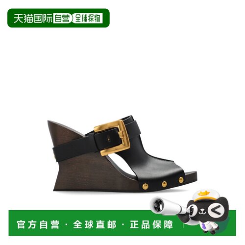 1h可退 香港直邮BALMAIN 女士凉鞋 HN1UR259LECX0PA AW2026 黑色