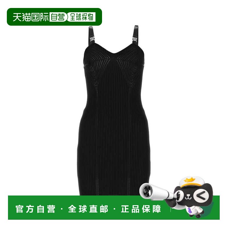 1h可退 香港直邮GIVENCHY 女士半身裙 BW21J24ZFP001 AW2023 黑色 - 实物图