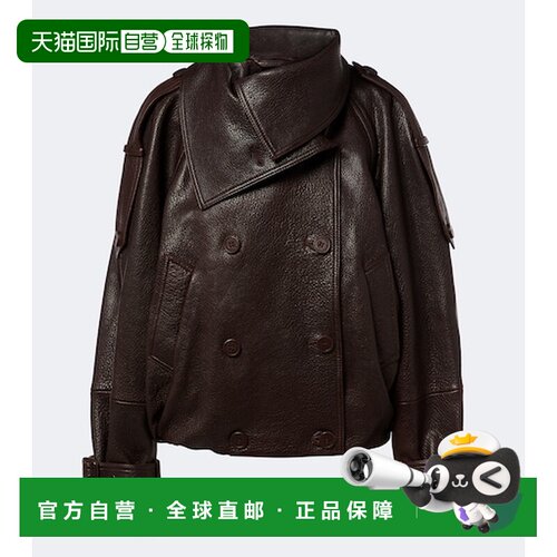 香港直邮Acne Studios 艾克妮 女士 短款皮革夹克