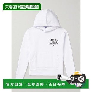 香港直邮AMIRI 男士 徽标印花棉针织连帽衫卫衣 AW23MJG015