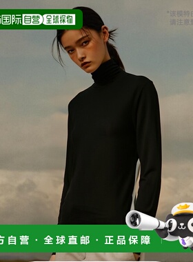 欧洲直邮SAINT LAURENT 女士针织毛衣800713Y76HF1000高领羊毛