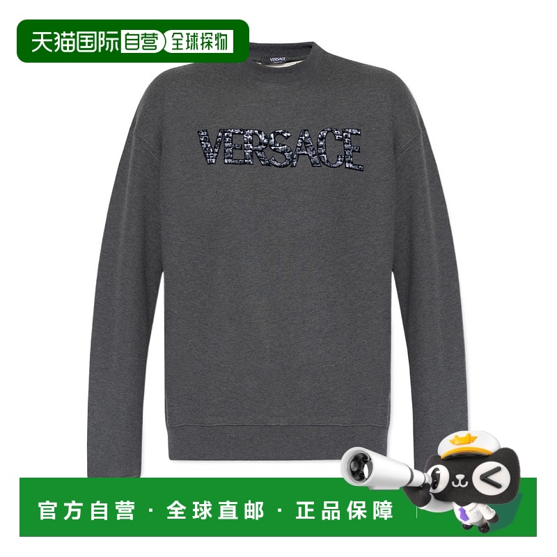 香港直邮VERSACE 23FW 圆领卫衣 Men范思哲长袖