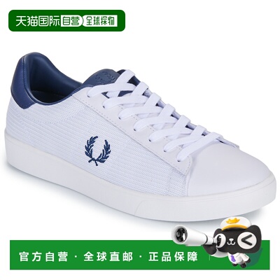 欧洲直邮FRED PERRY  男鞋 春夏 低帮板鞋 SPENCER MESH / LEATHE