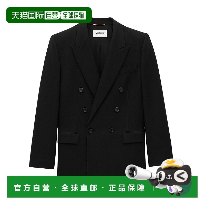 香港直邮Saint Laurent CASSANDRE羊毛华达呢西装外套 843367Y7B7,女装/女士精品,西装,淘宝优惠券,粉丝福利购,淘宝优惠卷