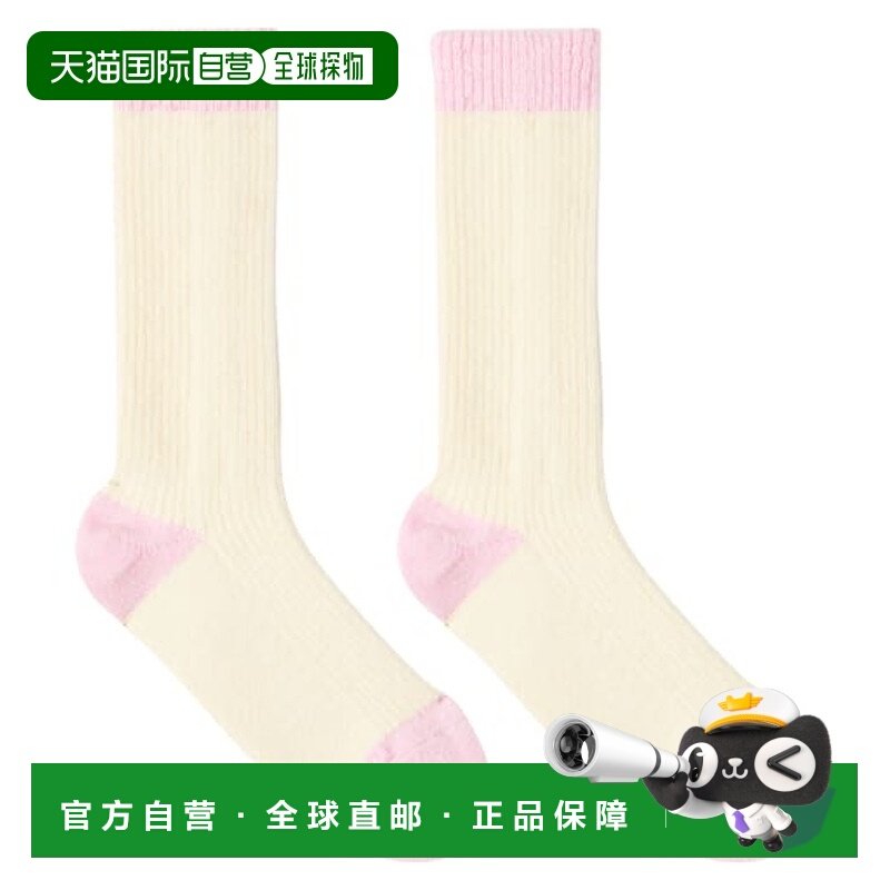 1h可退 香港直邮golden goose 女童 x Guest 羊绒混纺袜子(Reside