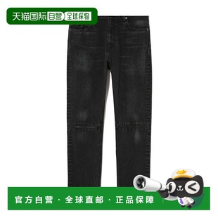 香港直邮Undercover UC1C4503BLACK 徽标牛仔裤