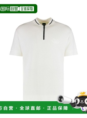 1h可退 香港直邮BOSS 波士 男士 博斯 Hugo 前拉鍊 Polo 衫 50537