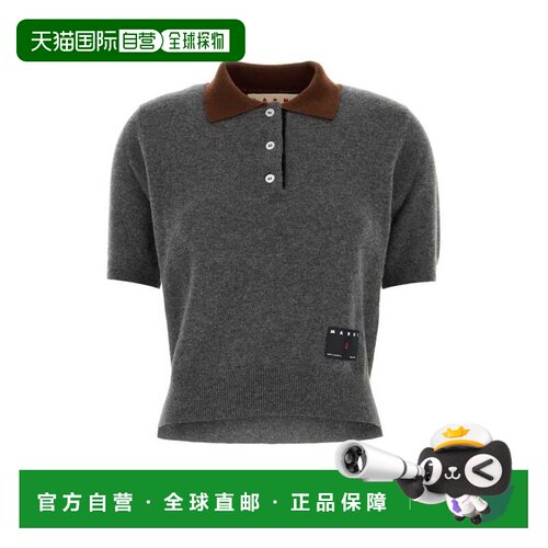 1h可退 香港直邮MARNI 女士POLO衫 POMD0068EQUFX331MXN60 AW2026