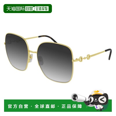 香港直邮GUCCI 女士眼镜 GG0879S001 SS2026 灰色 GUCCI WOMEN'S