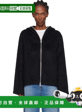 1h可退 香港直邮Our Legacy 女士 黑色 Full Zip 连帽衫 M4243FBH