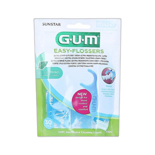 欧洲直邮Sunstar盛势达一次性牙线棒清洁薄荷味细实用30根/包正品