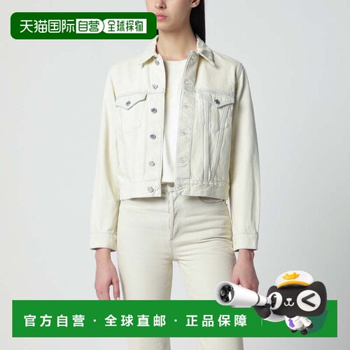 香港直邮A.P.C. 女士 白色牛仔布夹克 COHLB-F32028COAAF
