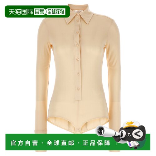 香港直邮SPORTMAX 女士衬衫 PERA001 AW2023 金色 'Pera' bodysui